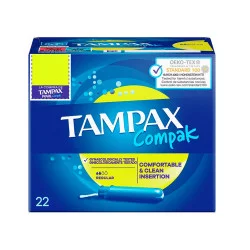 TAMPONES COMPAK REGULAR 22...