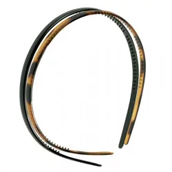 SET DIADEMAS CONCHA Y NEGRO...