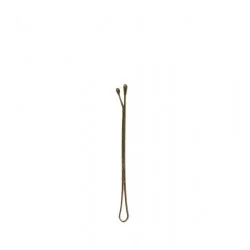 12 CLIPS PLANOS BRONCE 50MM