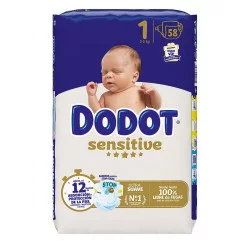 SENSITIVE PAÑALES TALLA 1 58U