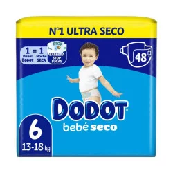 BEBÉ-SECO PAÑALES TALLA 6 48U BEBÉ-SECO PAÑALES TALLA 6 48U