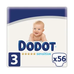 SENSITIVE PAÑALES TALLA 3 56U